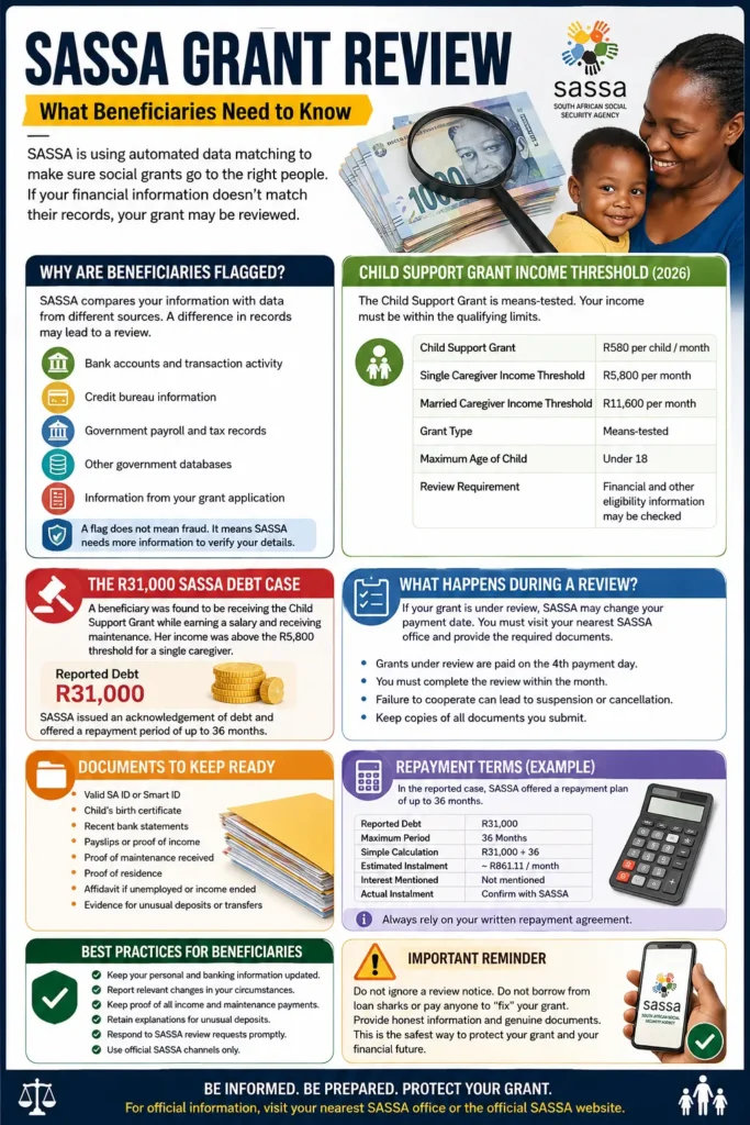 SASSA Grant Review AI Data Matching & Repayment Terms: What Beneficiaries Need to Know in 2026