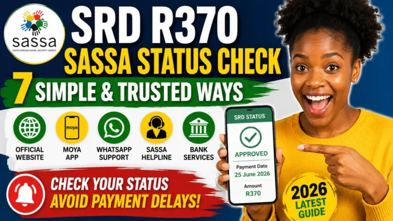 SRD SASSA Status Check: 7 Trusted Ways to Check Your Grant Status