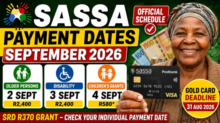 How to Check SASSA Grant Payment Dates September 2026