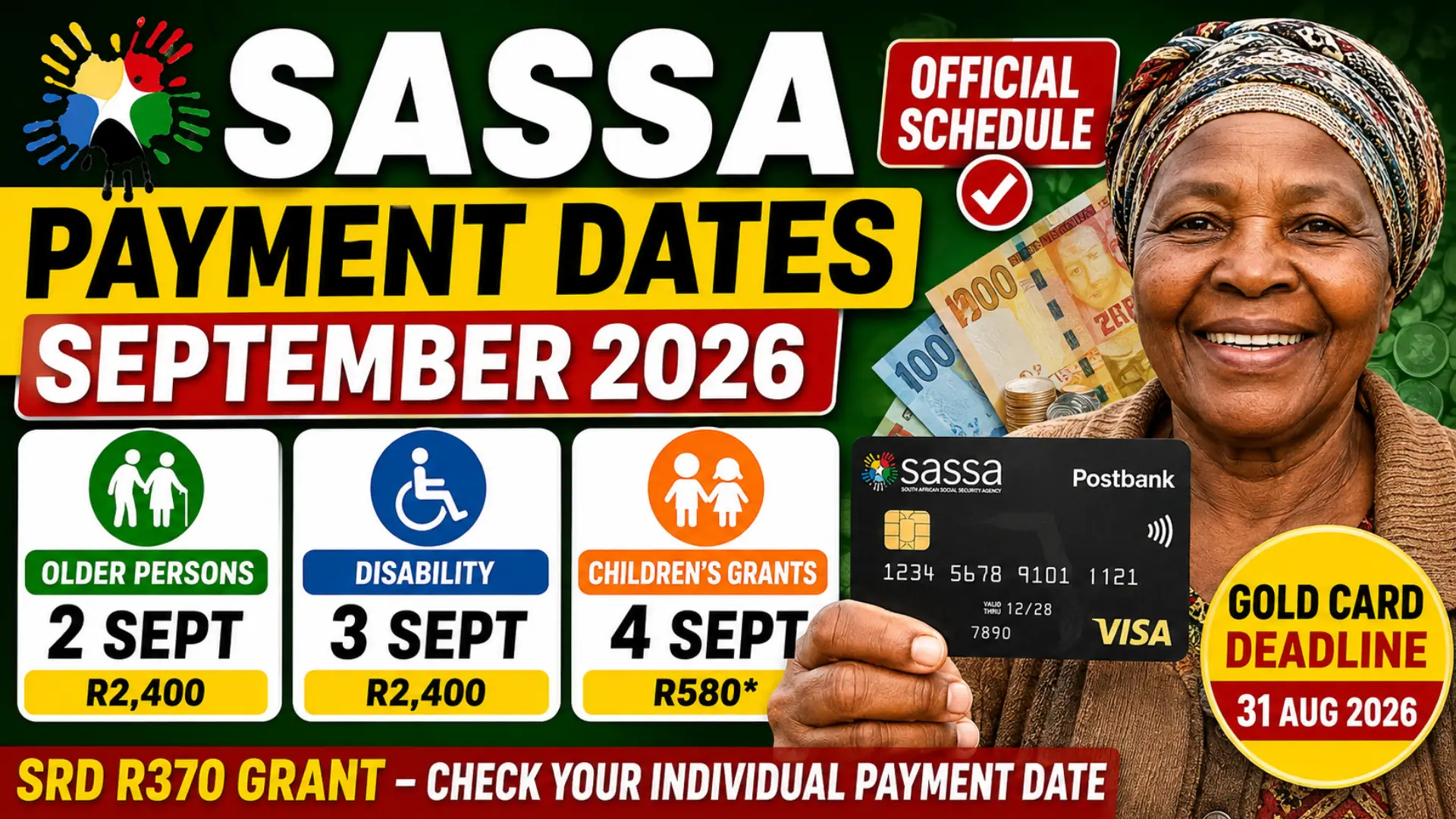 How to Check SASSA Grant Payment Dates September 2026
