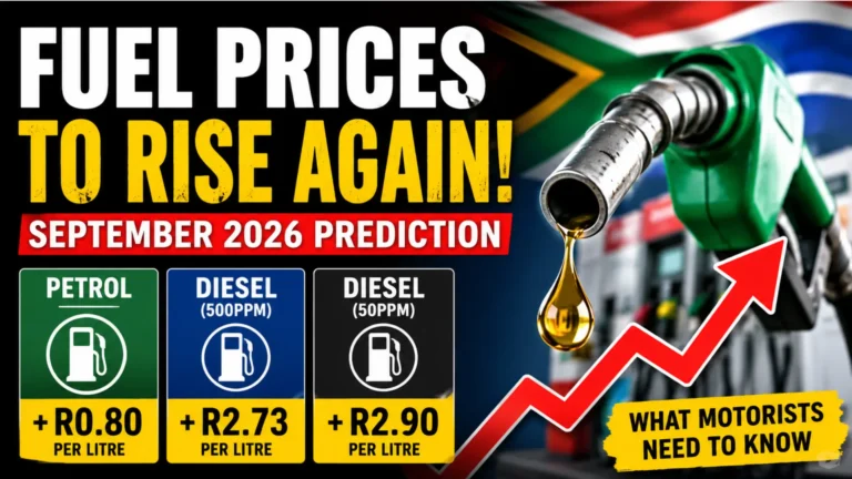 South Africa September Fuel Prediction 2026: Petrol and Diesel Price Forecast