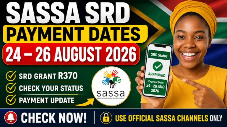 How to Check SASSA SRD Grant August Dates 2026