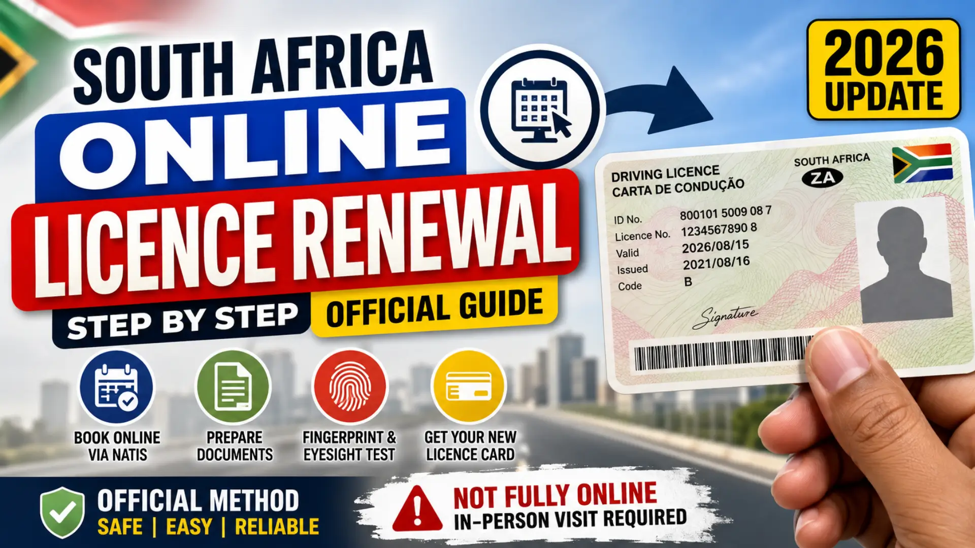 South Africa Online Licence Renewal Via Official Mathod