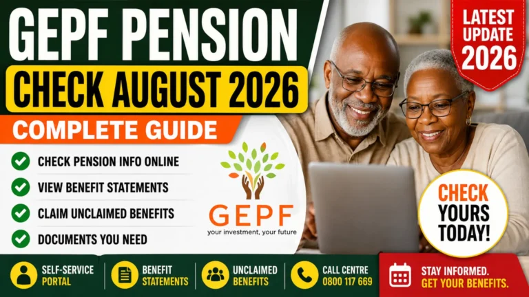 How to Check Government Employees Pension Fund August 2026