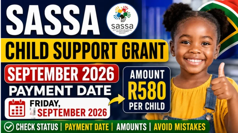 How to Check SASSA September 2026 Child Support Grants