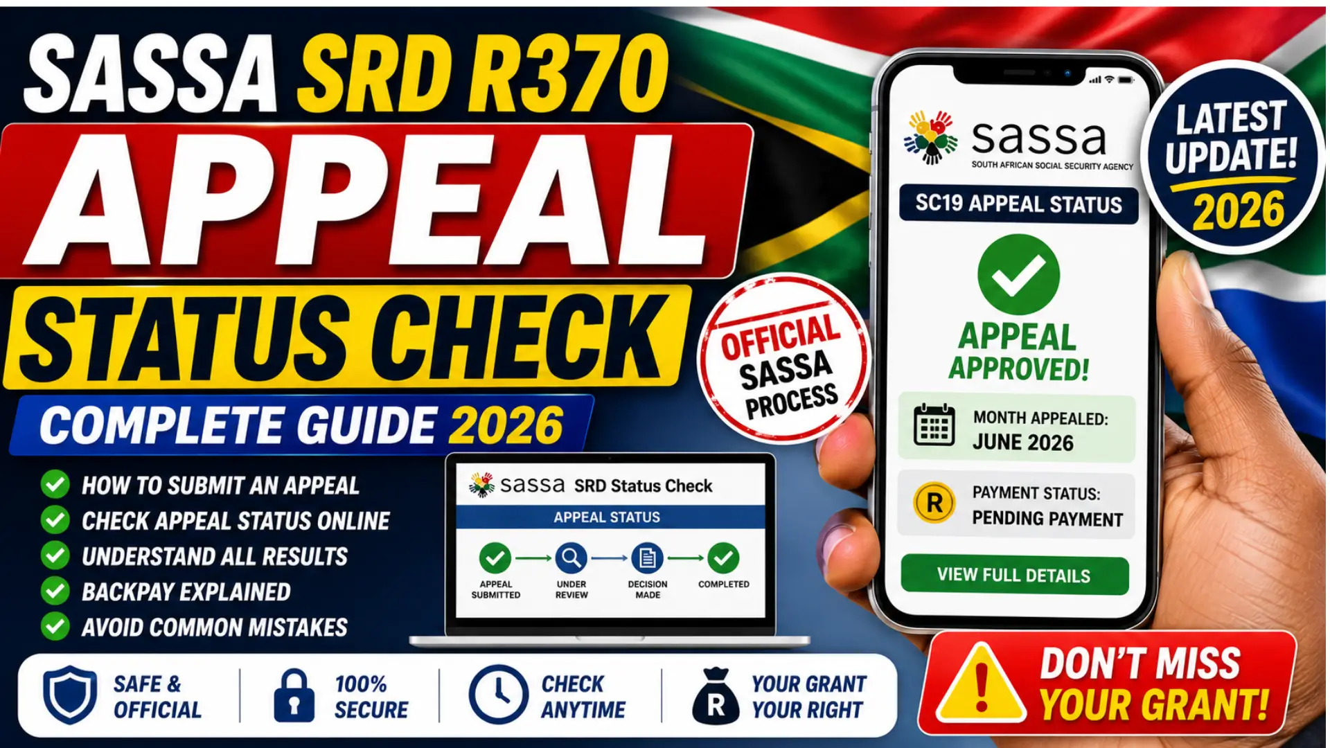 How to Check SC19 Status Check Appeal 2026: SRD R370 Appeal Status & Guide
