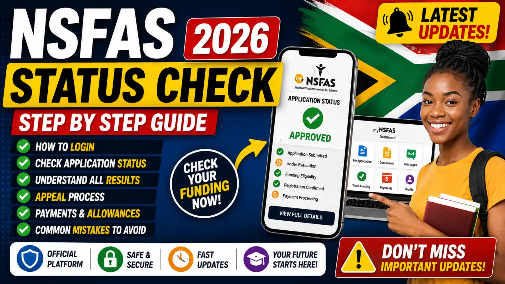 NSFAS Status Check 2026 & Check Login and Registration Method