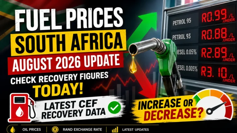 How to Check Fuel Recovery South Africa August 2026