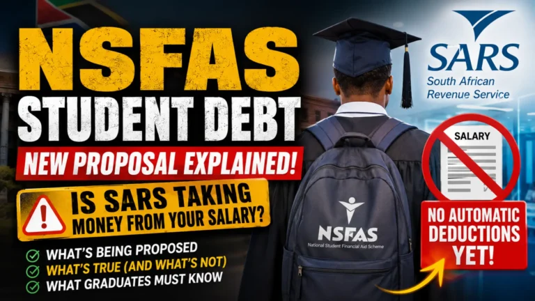 NSFAS Student DEBT: Proposal Calls for Graduate Salary Deductions
