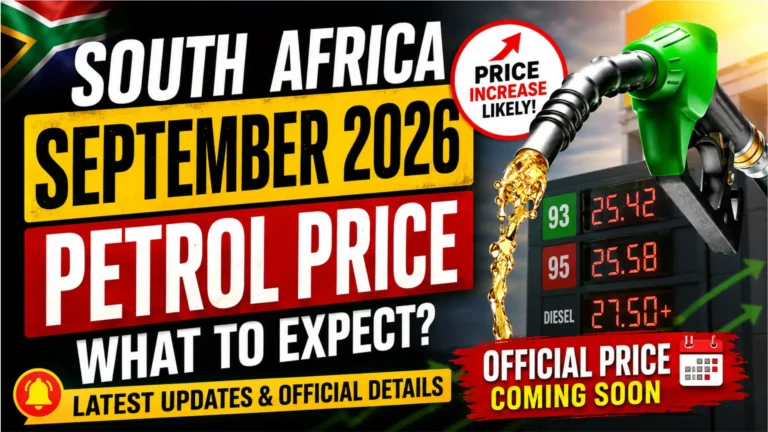 How to Check South Africa September Petrol Price