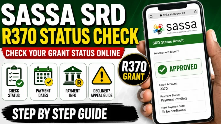 SASSA Status Check SRD R370 Payment Dates Check Online Step by Step