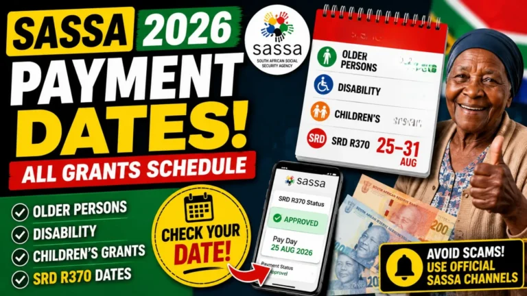 How to Check SASSA Distribution Grant Dates 2026