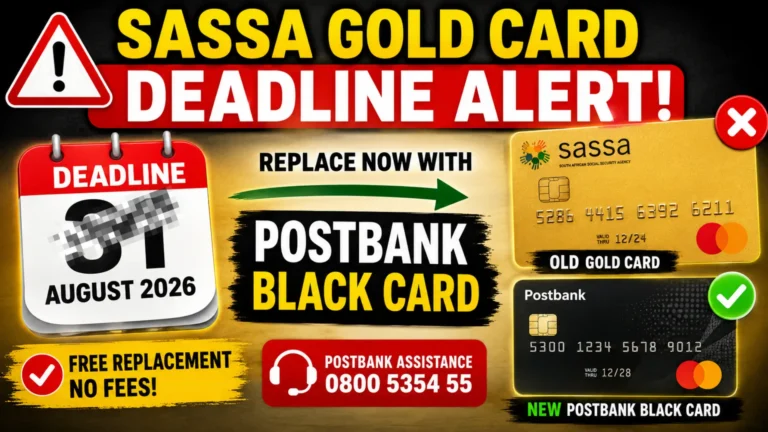 SASSA Gold Card Expires August 2026 Check Full & Latest Details