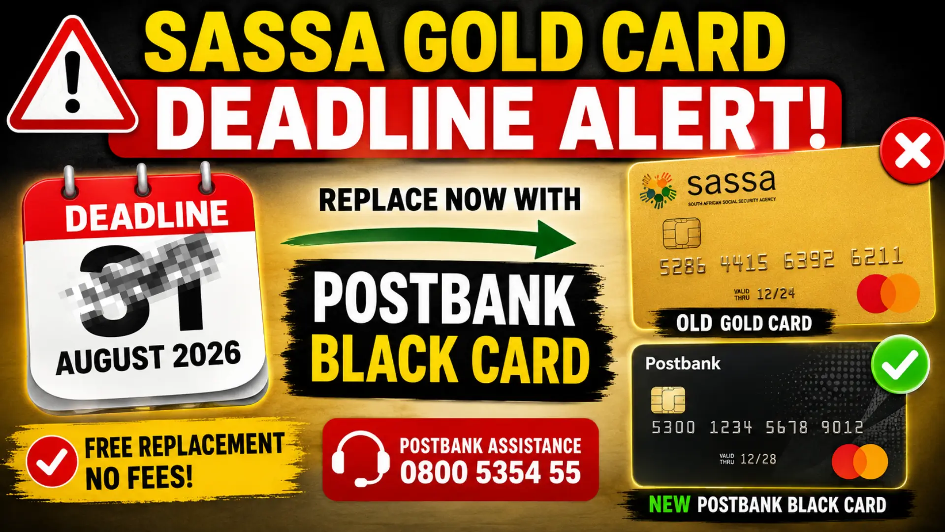SASSA Gold Card Expires August 2026 Check Full & Latest Details